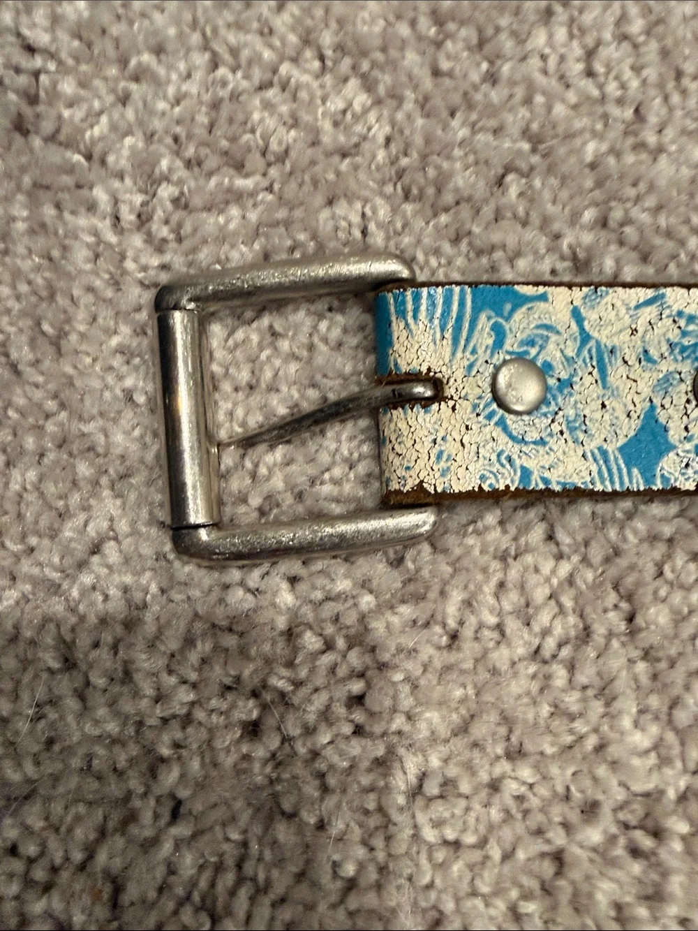 Ed Hardy Y2K Traditional Tattoo Style Leather Belt